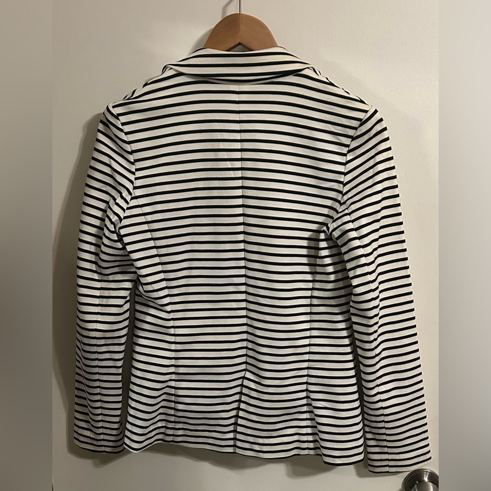 Philosophy Black & White Striped Blazer - Picture 5 of 6